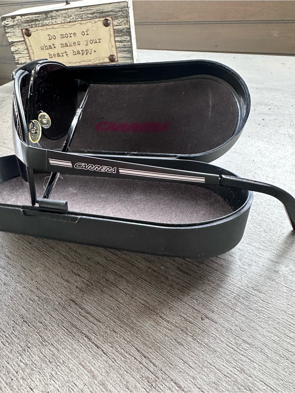 Classic early 2000s Carrera Matt Black with silver details Aviator Smoke Lenses - Picture 3 of 7